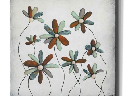 Patina Petals I  by Britt Hallowell, Canvas Wall Art Fashion