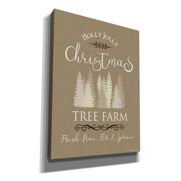 Holly Jolly Christmas Tree Farm I  by Bluebird Barn, Canvas Wall Art Cheap