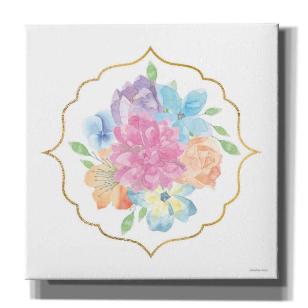 Floral Center Flower  by Bluebird Barn, Canvas Wall Art For Discount