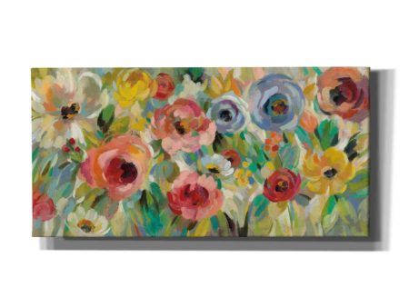 Vivid Coral Floral I  by Silvia Vassileva, Canvas Wall Art Online Sale