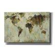 Bronze World Map  by Silvia Vassileva, Canvas Wall Art For Cheap