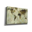 Bronze World Map  by Silvia Vassileva, Canvas Wall Art For Cheap