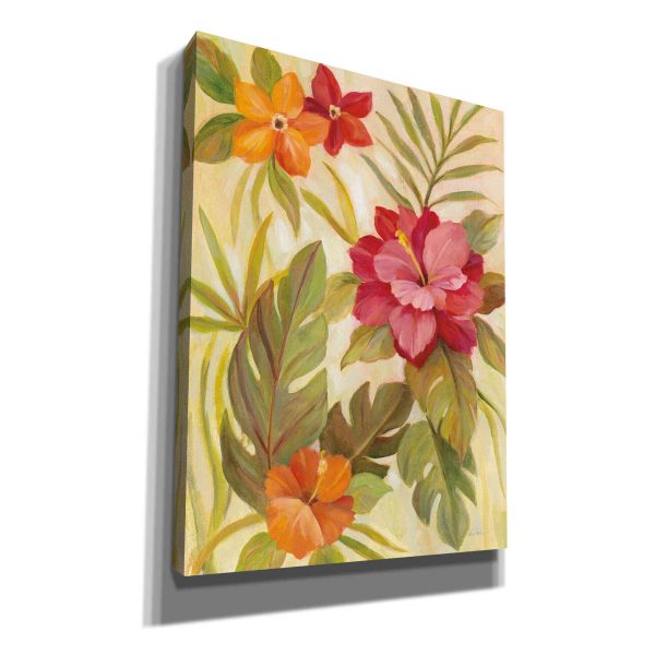 Coral Tropical Floral II  by Silvia Vassileva, Canvas Wall Art Supply