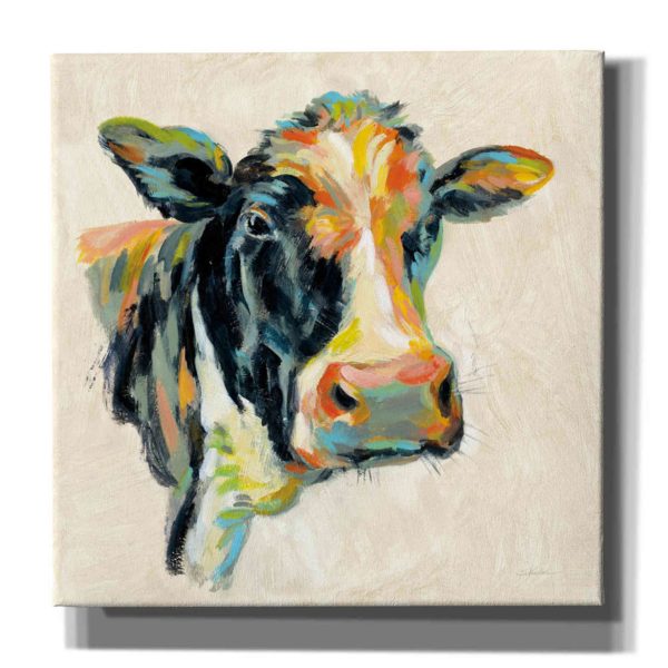 Expressionistic Cow I  by Silvia Vassileva, Canvas Wall Art Online now