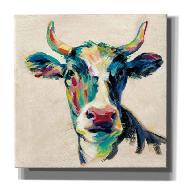 Expressionistic Cow II  by Silvia Vassileva, Canvas Wall Art Fashion