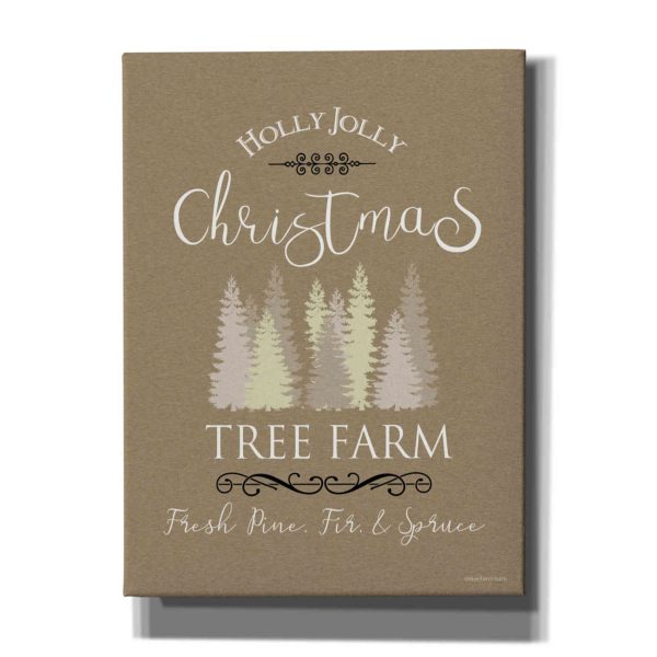 Holly Jolly Christmas Tree Farm I  by Bluebird Barn, Canvas Wall Art Cheap