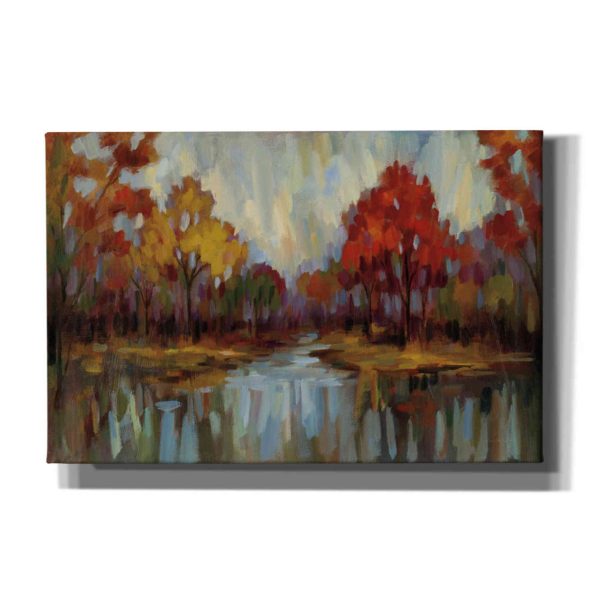 Fall Aquarelle  by Silvia Vassileva, Canvas Wall Art Online Sale