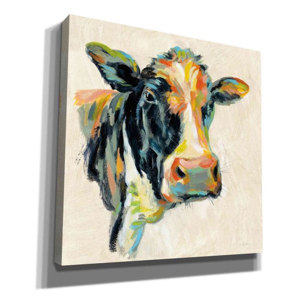 Expressionistic Cow I  by Silvia Vassileva, Canvas Wall Art Online now