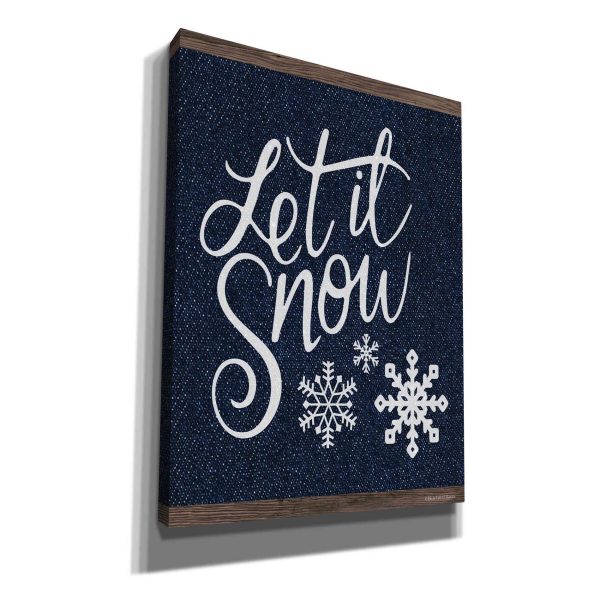 Let It Snow  by Bluebird Barn, Canvas Wall Art on Sale