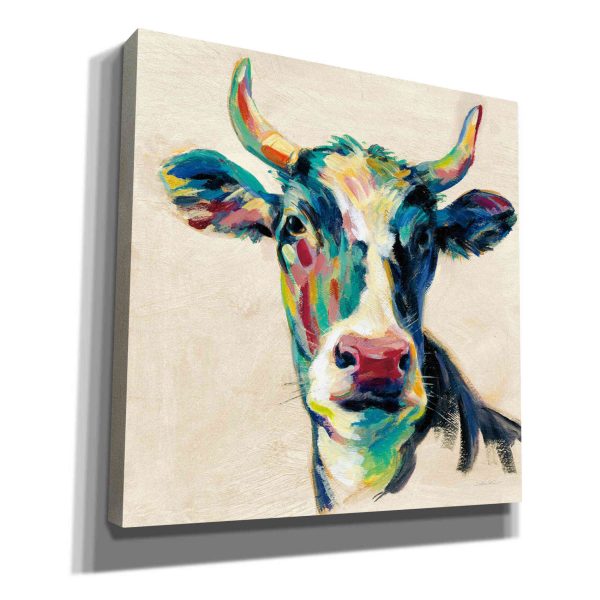 Expressionistic Cow II  by Silvia Vassileva, Canvas Wall Art Fashion