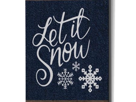 Let It Snow  by Bluebird Barn, Canvas Wall Art on Sale