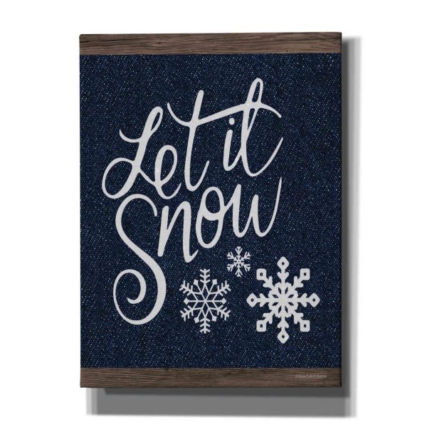 Let It Snow  by Bluebird Barn, Canvas Wall Art on Sale