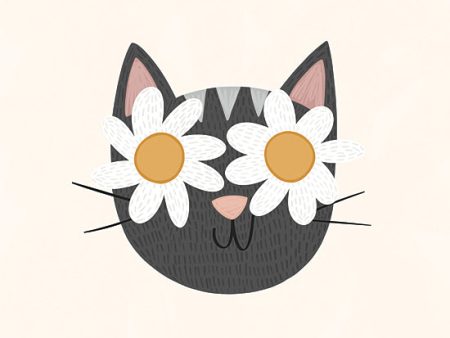 BRO296 - Daisy Cat - 12x12 Sale