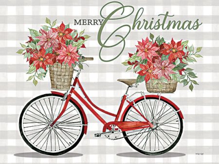 CIN3066 - Merry Christmas Bicycle I - 16x12 Online now