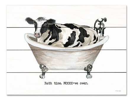 CIN3593PAL - Bath Time Cow - 16x12 on Sale