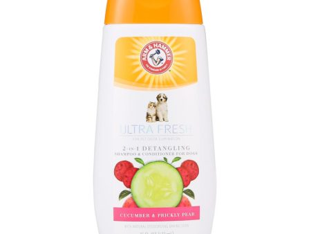 Arm & Hammer Ultra Fresh 2-in-1 Detangling Shampoo + Conditioner, 16 oz on Sale