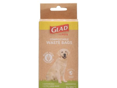 GLAD for Pets Compostable Waste Bags - 120 Ct Online now