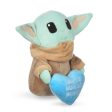 Star Wars: V-Day Grogu  With You  Plush Squeaker Pet Toy Fashion