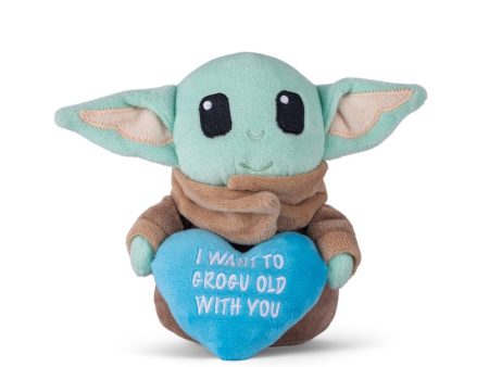 Star Wars: V-Day Grogu  With You  Plush Squeaker Pet Toy Fashion