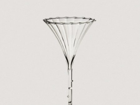 Trumpet Aperitif Glass, Clear (Set of 4) For Sale