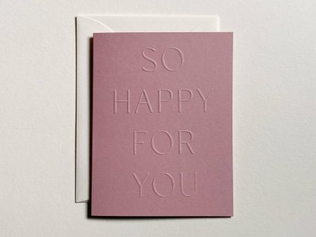 So Happy For You No. 10: Lilac   Single Card on Sale