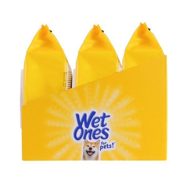 Wet Ones Deodorizing Wipe for Dogs - 100 ct pouch, 3 pc PDQ Cheap