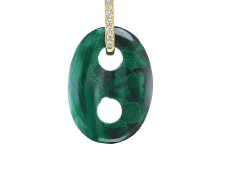 Jenna Blake - Mariner Link Charm - Malachite For Sale