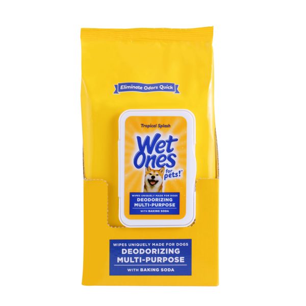 Wet Ones Deodorizing Wipe for Dogs - 100 ct pouch, 3 pc PDQ Cheap