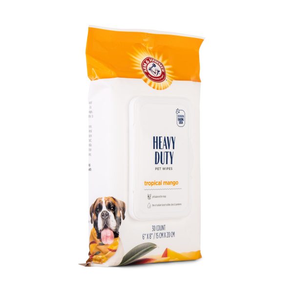 Arm & Hammer Heavy Duty Bathing Wipes for Dogs - 30 ct pouch Online Sale