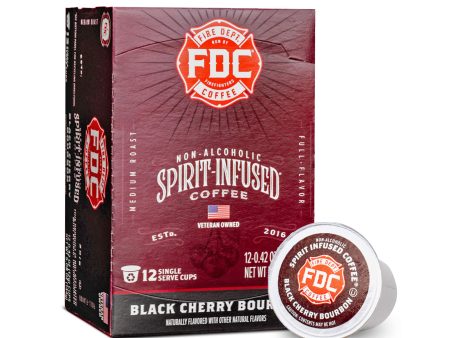 Black Cherry Bourbon Infused Coffee Pods, 12 Boxes (144 Cups) Online