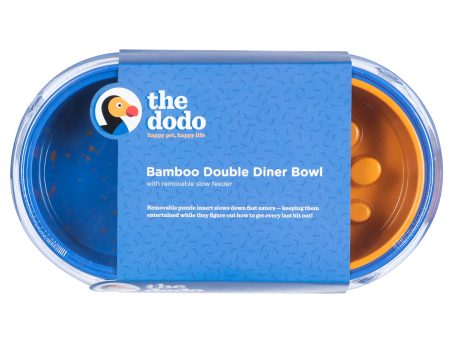 The Dodo Bamboo Double Diner Bowl Cheap