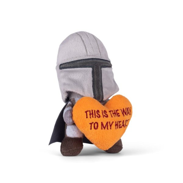 Star Wars: V-Day Mandalorian  To My Heart   Plush Squeaker Pet Toy Cheap