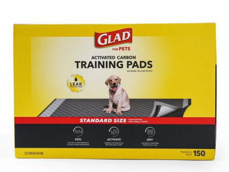 Glad For Pets Activated Carbon Training Pads - 150 Pack on Sale