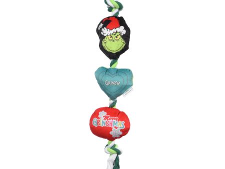 Dr. Seuss: Holiday 14  Grinch Rope Toy For Sale