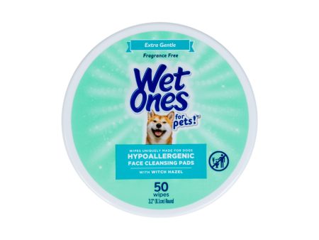 Wet Ones - Face Cleaning Pads - Fragrance Free - 3.2  Round Online Sale