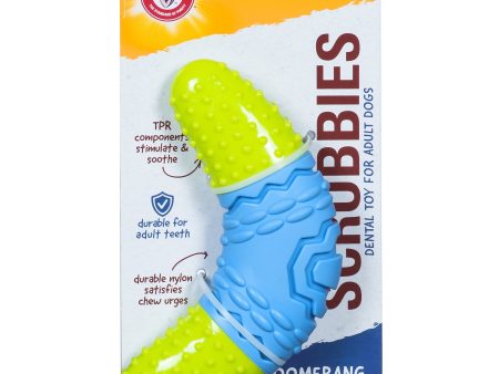 Arm & Hammer: Scrubbies Boomerang Adult Dental Chew Toy For Sale