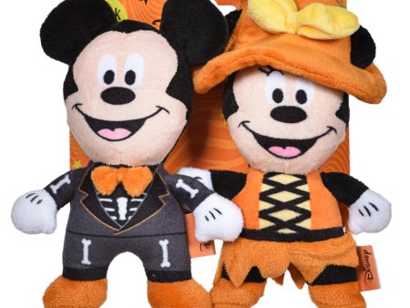 Mickey & Friends: Halloween 6  Mickey and Minnie Plush Figure Toy Set Sale