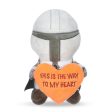 Star Wars: V-Day Mandalorian  To My Heart   Plush Squeaker Pet Toy Cheap