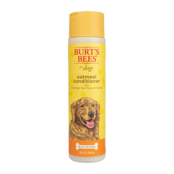 Burt s Bees Oatmeal Dog Conditioner with Colloidal Oat Flour and Honey, 10 oz Hot on Sale