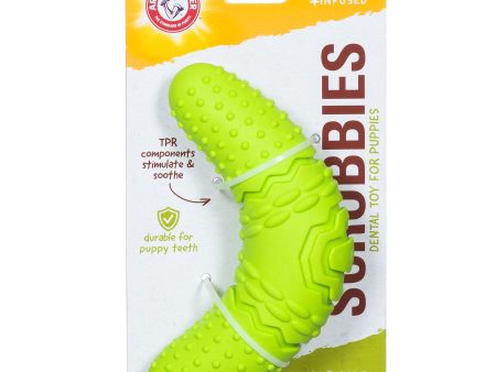 Arm & Hammer: Scrubbies Boomerang Puppy Dental Chew Toy Hot on Sale