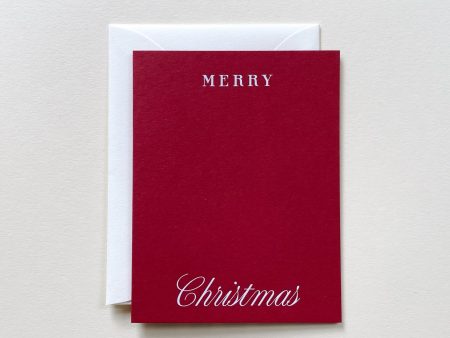 Merry Christmas No. 26: Pomegranate   Single Card For Discount