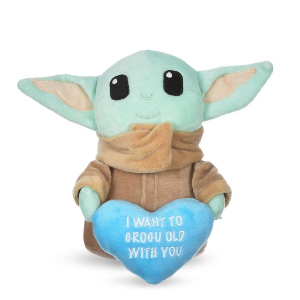 Star Wars: V-Day Grogu  With You  Plush Squeaker Pet Toy Fashion