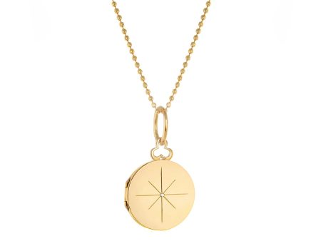 Devon Woodhill - Classic North Star Round Locket For Sale