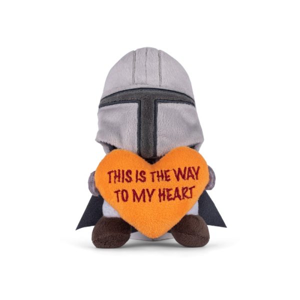 Star Wars: V-Day Mandalorian  To My Heart   Plush Squeaker Pet Toy Cheap