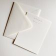 Love Note Notecard Set No. 06: Natural   Single Card Supply