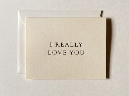 I Really Love You No. 20: Creme   Single Card Online Sale