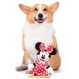 Disney for Pets Minnie Mouse Plush Squeaky with Flattie Crinkle Body Dog Toy For Sale