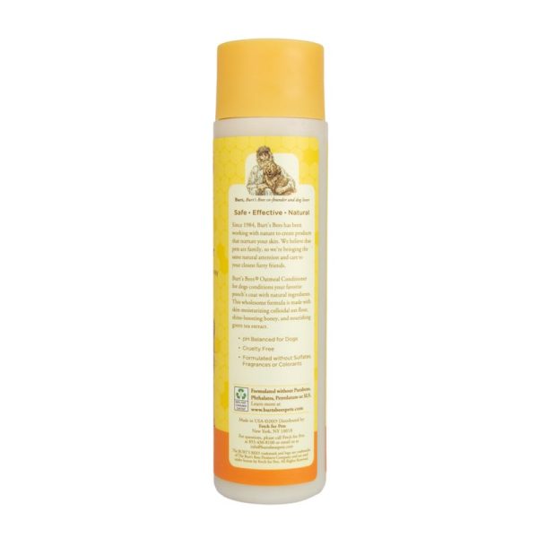 Burt s Bees Oatmeal Dog Conditioner with Colloidal Oat Flour and Honey, 10 oz Hot on Sale