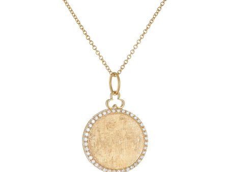 Devon Woodhill - Classic Disc Charm - Yellow Gold Diamond Supply