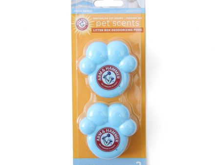 Arm & Hammer Litter Box Deodorizing Pod 2pk - 8pc PDQ Discount